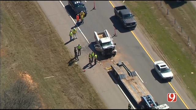 One Dead After Crash On WB I-40 East Of Oklahoma City
