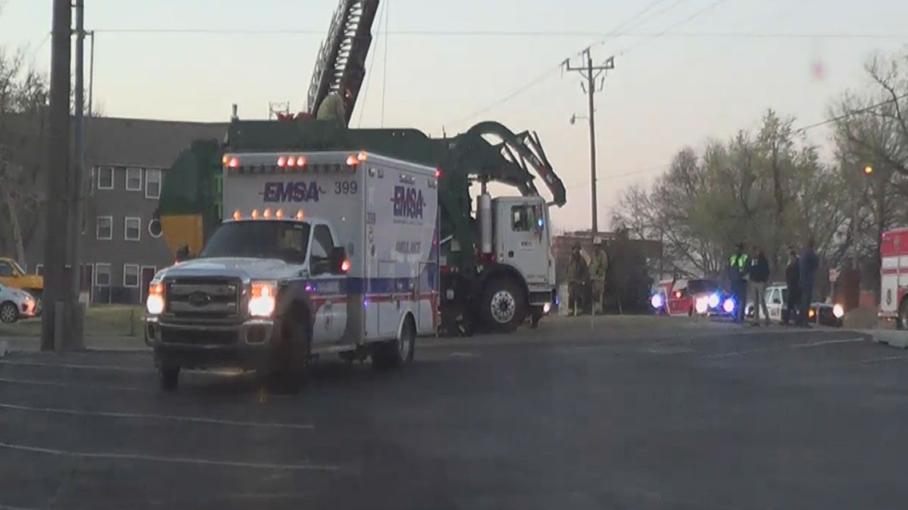 Man Injured After Being Found In Trash Truck In OKC