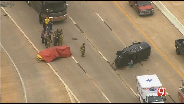 One Killed In Two-Vehicle Crash On SB Broadway Near NW 122nd