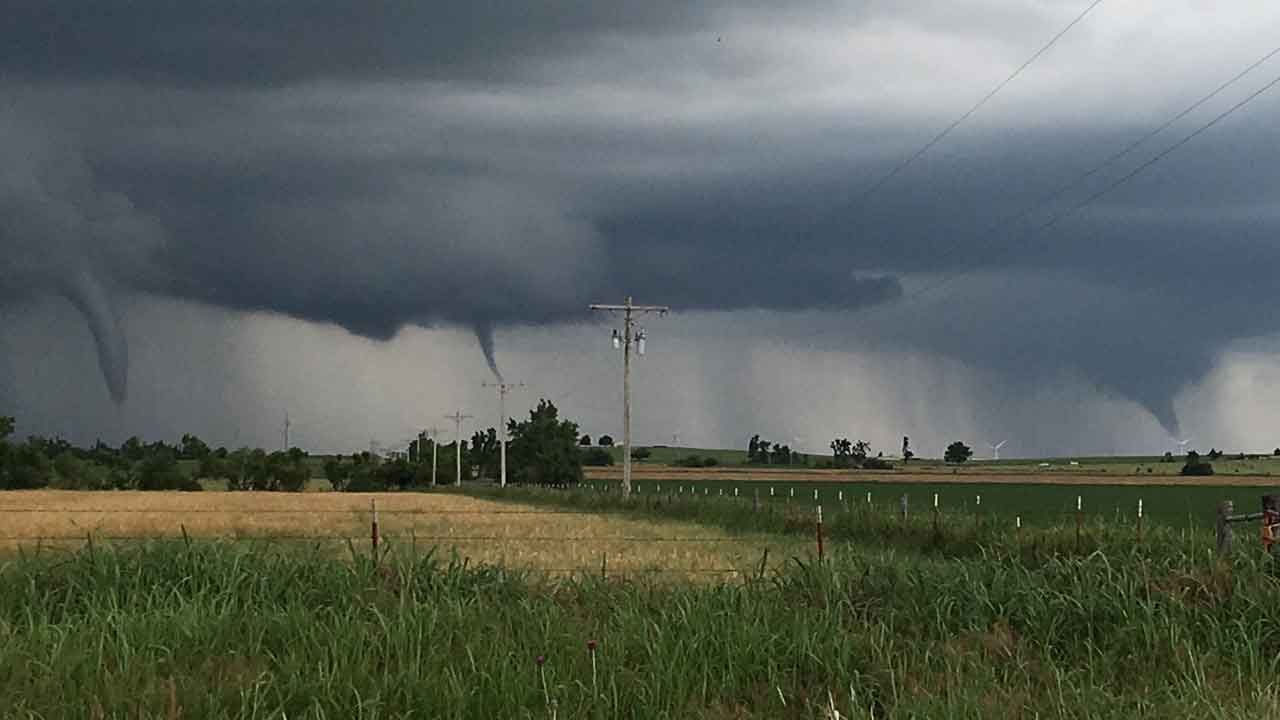 Several Small Tornadoes Spawn From Storm Over Grady County