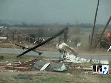 Hammon Residents Begin Surveying Damage After Tornado - News9.com ...