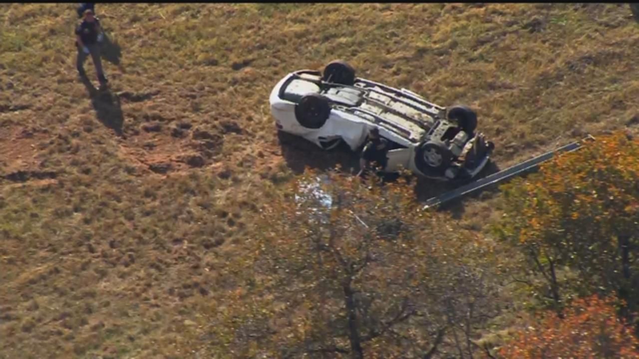One Killed In Crash On WB I-44 Near Turner Turnpike Entrance
