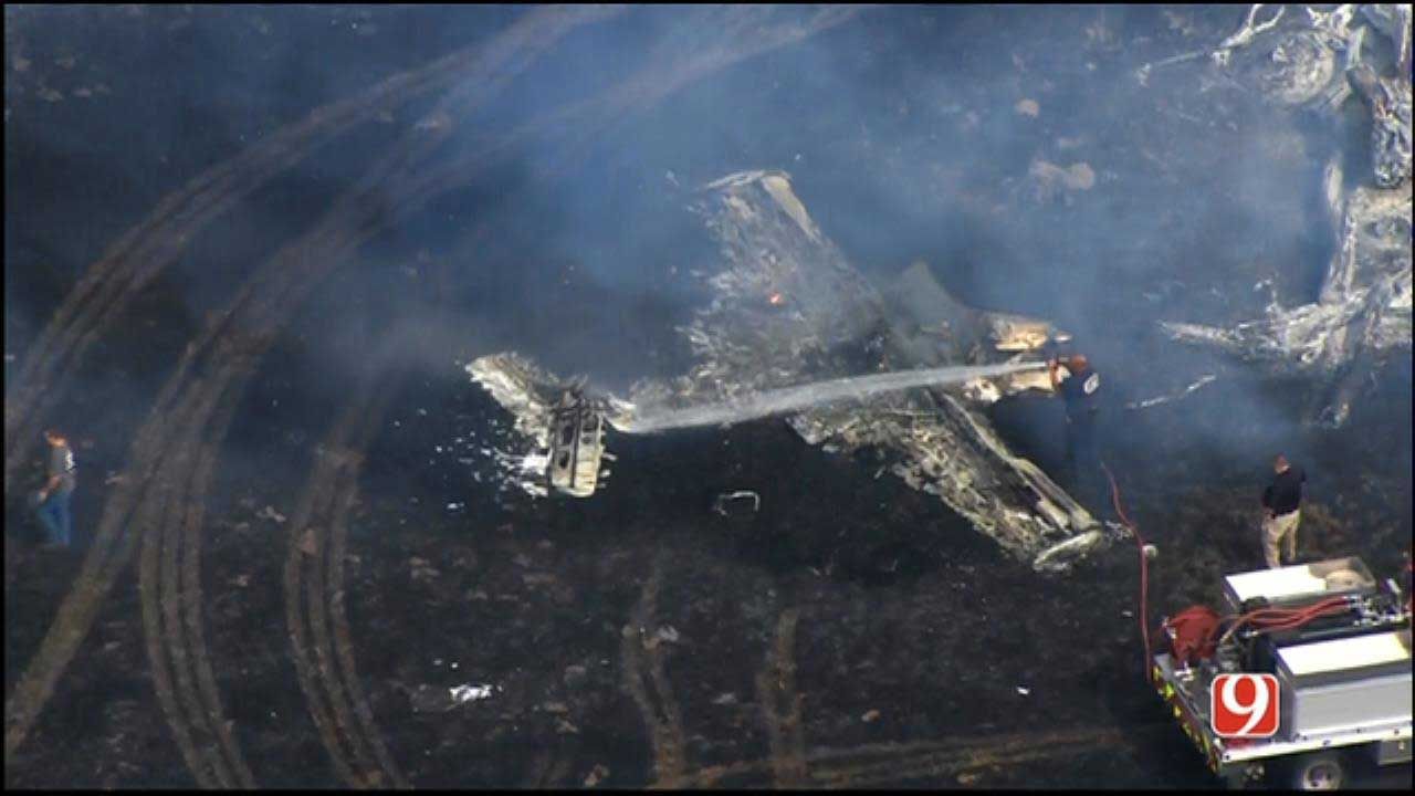 Fatal Plane Crash Sparks Wildfire Near Union City