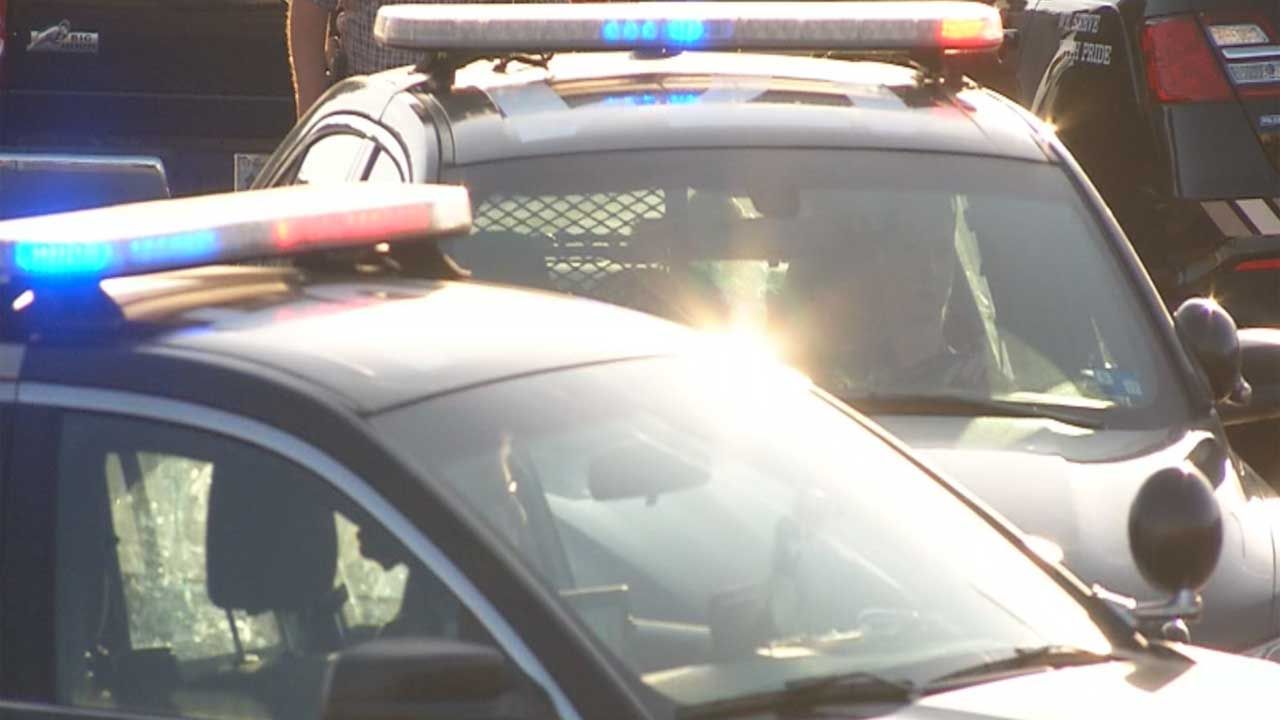 police search for the suspect in an early-morning shooting in NW OKC