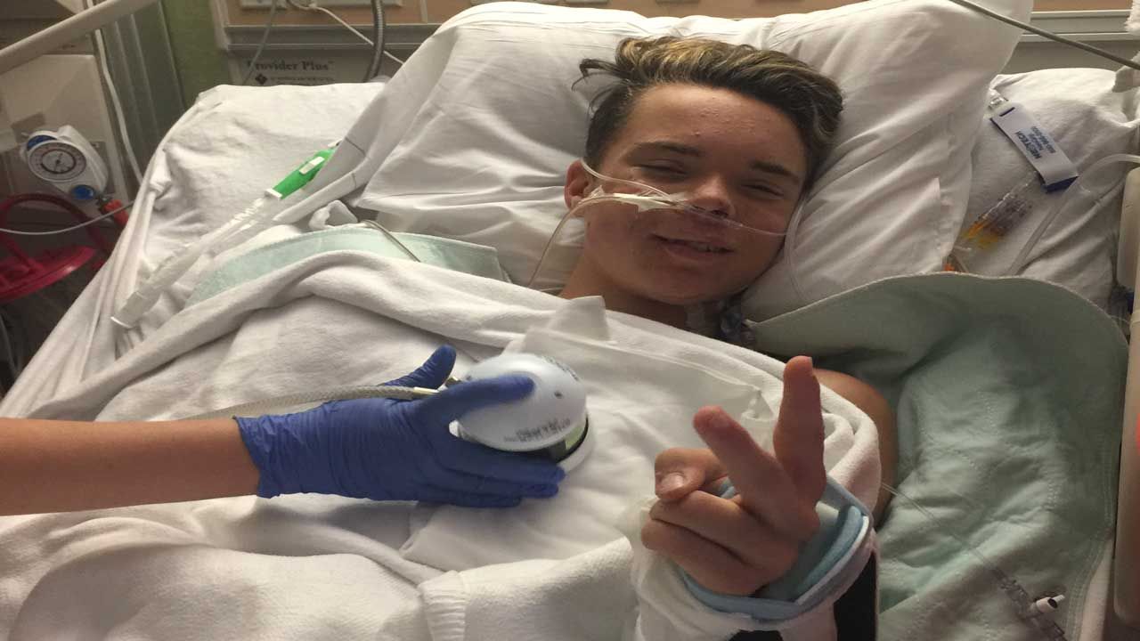 Union City Police Officer's Son Wakes From Coma