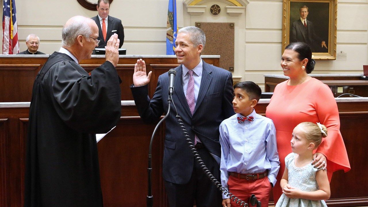 Michael Brooks Sworn In As Dist. 44 Senator