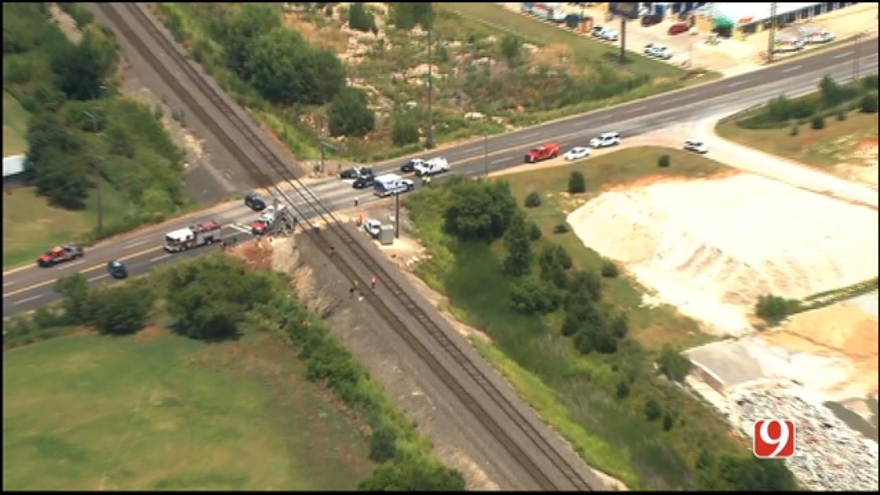 Two Dead After Train Crashes Into Car In NW OKC