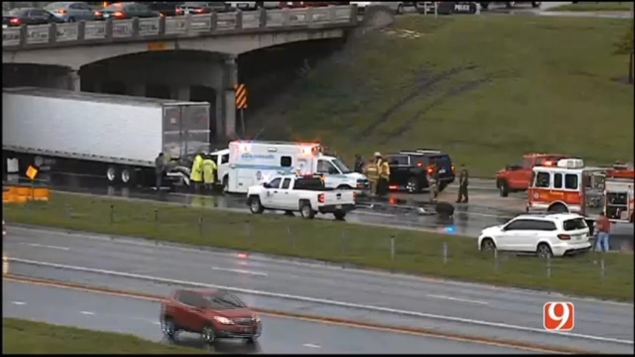 1 Dead In WB I-40 Accident Involving Semi