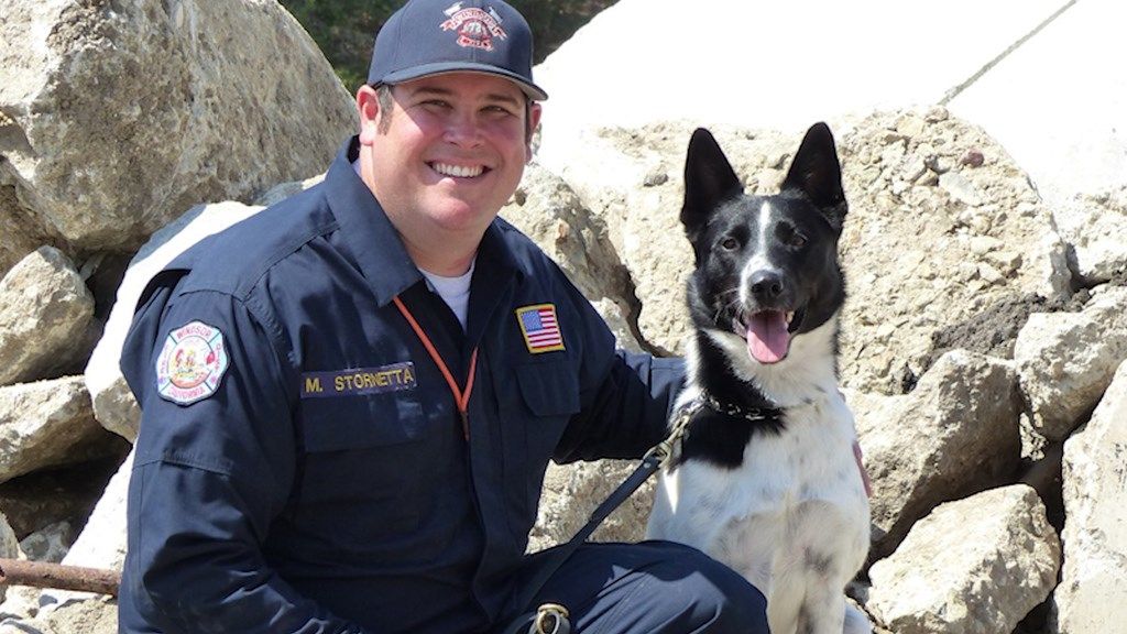 One-Time Shelter Dog Helps Search-And-Rescue Efforts in Texas