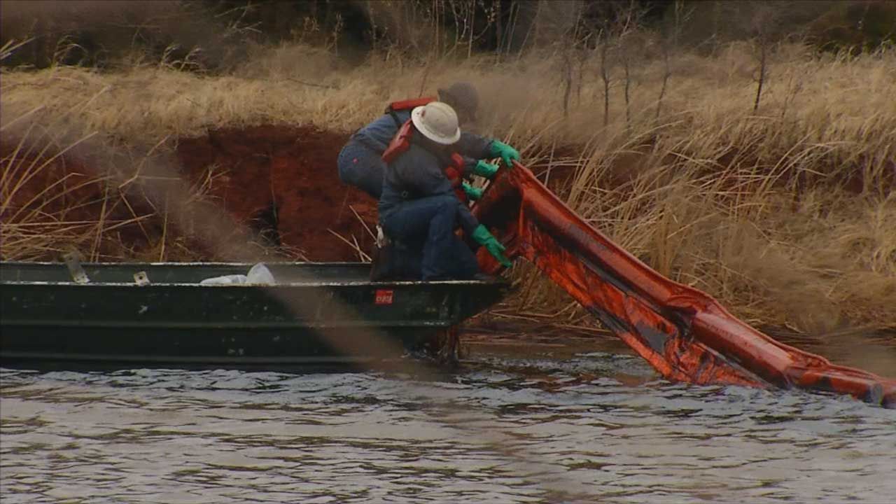 Cleanup Continues After Oil Spill In NW OKC
