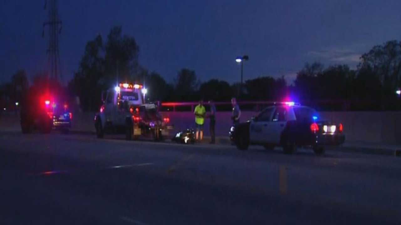 Motorcycle Pursuit Ends In Crash In SW OKC