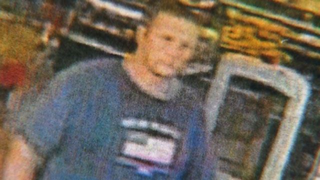 Police say Lunsford tried to use one of her credit cards at the Neighborhood Wal-Mart on 23rd and Penn. He was caught on a surveillance camera as he was leaving the store.