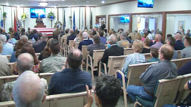 Hundreds Gather For Funeral Of Homeless Oklahoma Veteran