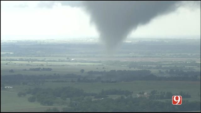 Severe Storms Producing Tornadoes In Oklahoma