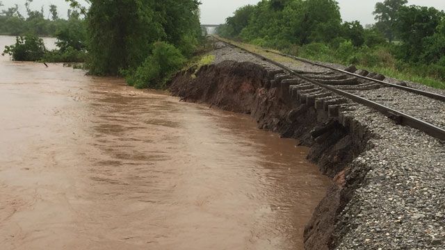 Railroad Out Of Service Along North Canadian River