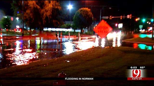 Severe Storms Cause More Flooding, Road Closures In Norman