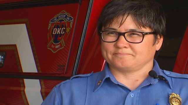 Female Firefighter Earns Historic Promotion At OKC Dept.