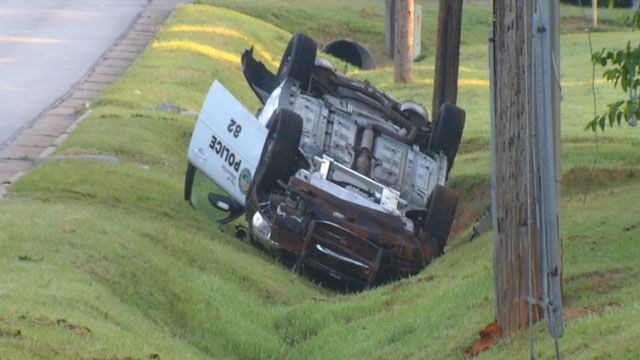 Police: Driver Flees After Collision With MWC Officer's Cruiser