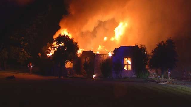 Authorities: Lightning May Have Sparked House Fire In OKC Metro