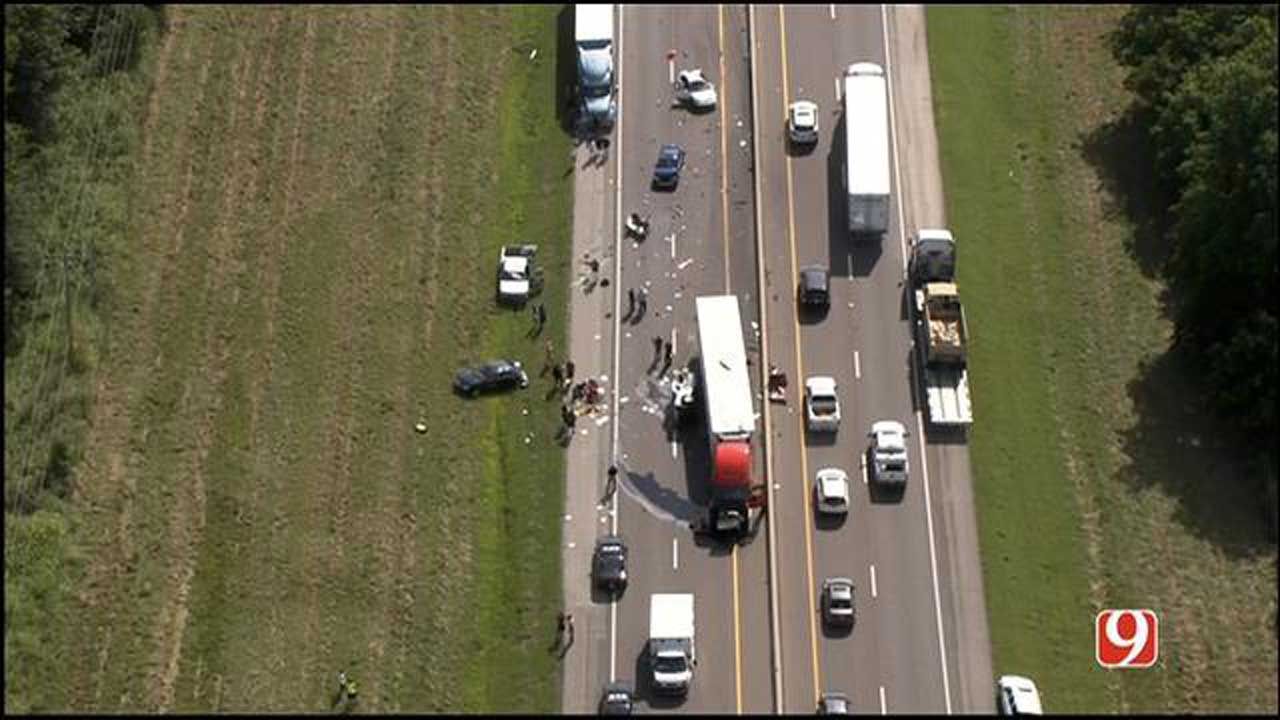 One Dead After Multi-Vehicle Crash On EB I-44, West Of Wellston