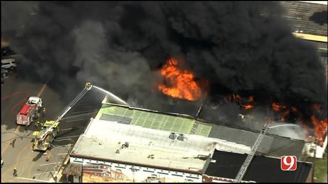 Multiple Buildings Destroyed By Fire In Downtown Hinton