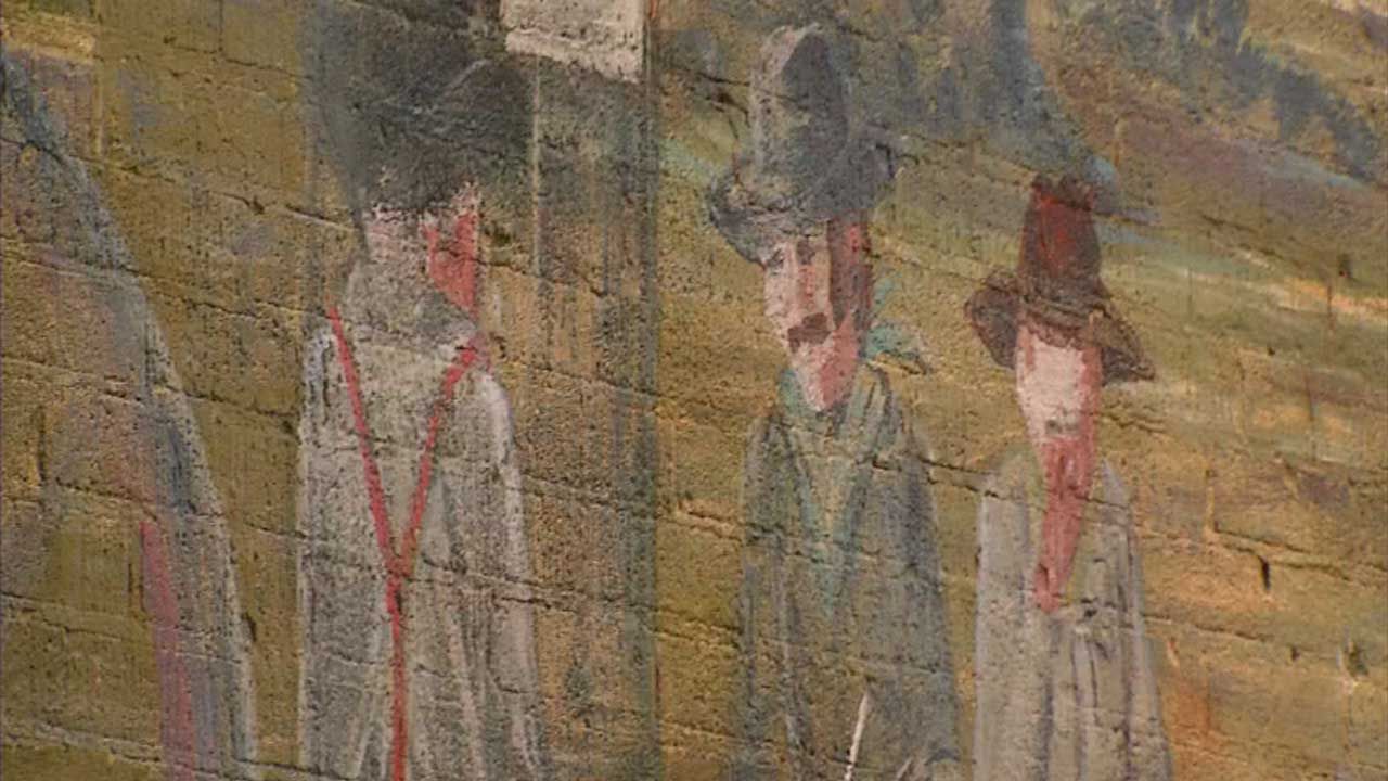 Oklahoma Artist Wants To Bring Fading Chisholm Trail Mural Back To Life