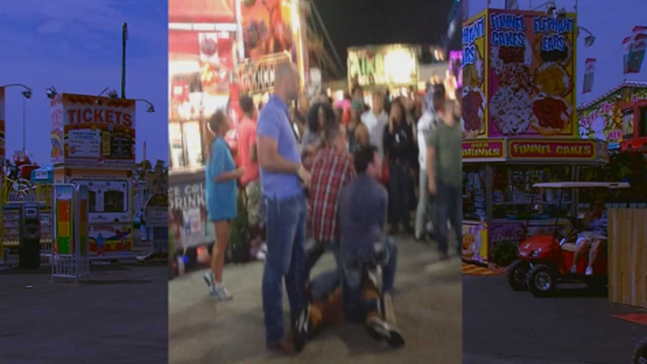 Off-Duty Del City Officers Take Down Man With Gun At State Fair