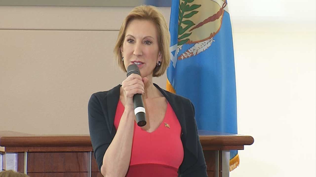 GOP Candidate Carly Fiorina Called For Leadership For US