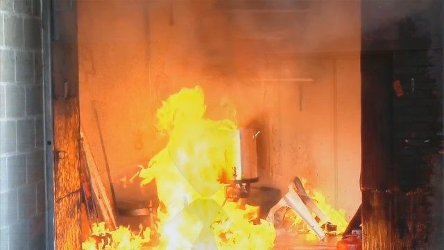 OKC Fire Department Demonstrates How Not To Fry A Turkey