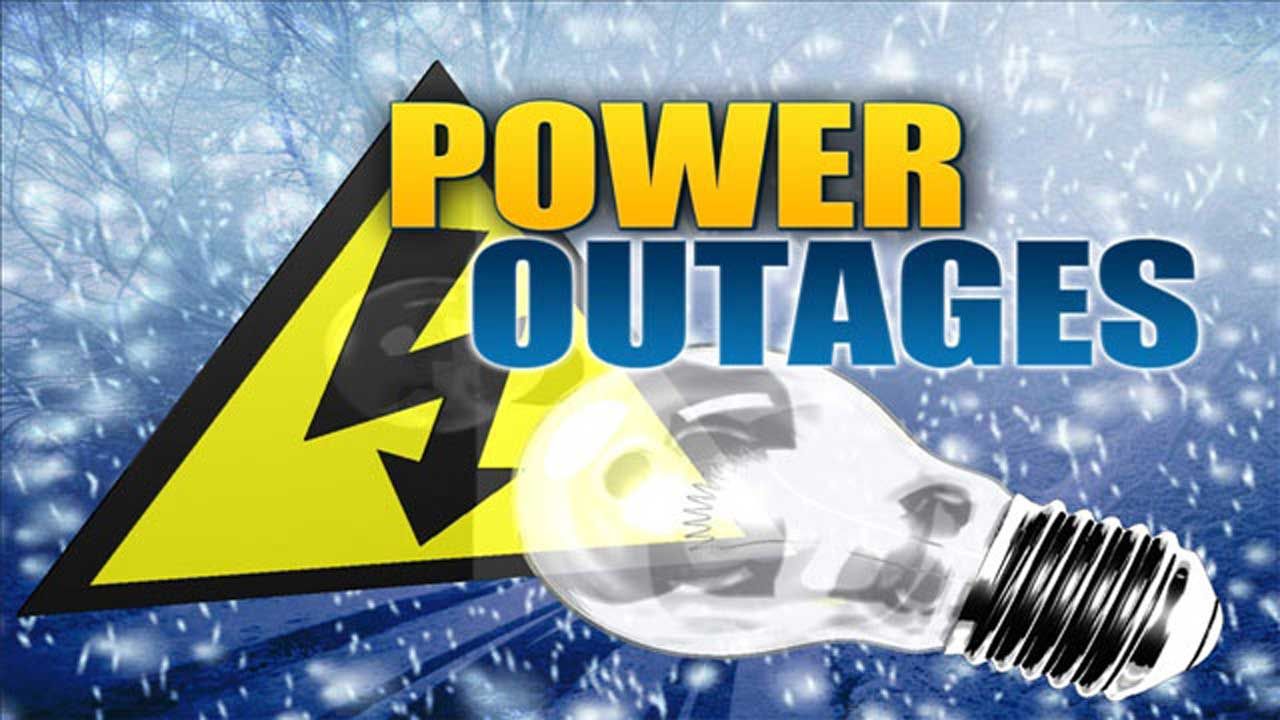 Thousands Without Power In Oklahoma