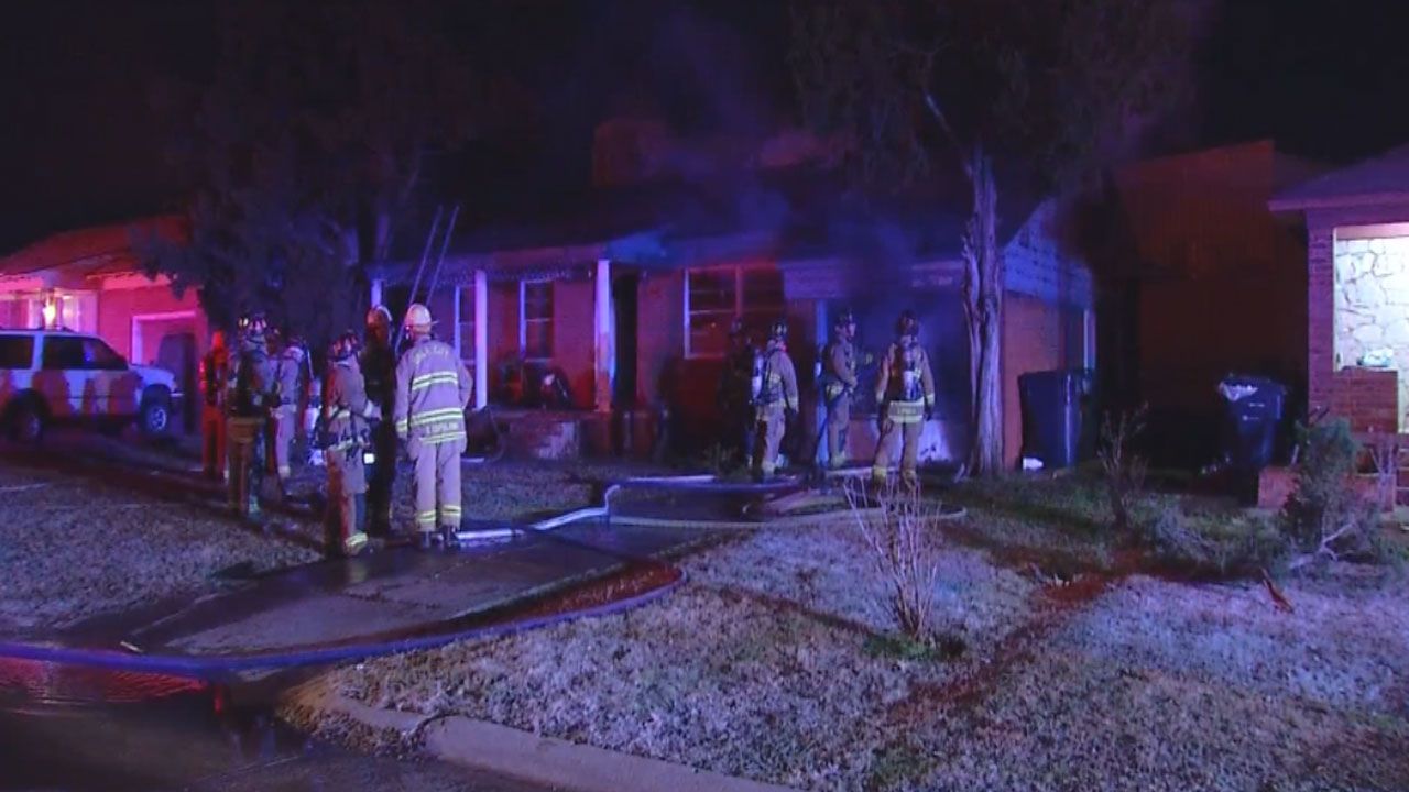 OKC Family Escapes Early Morning House Fire