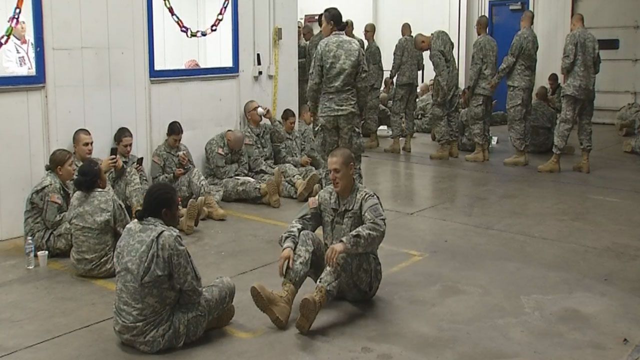 Hundreds Of Soldiers Heading Home For The Holidays