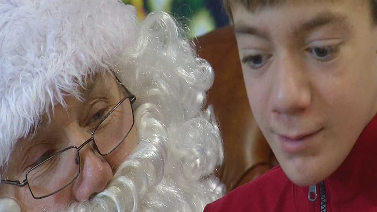 Sensory Santa Event Held In OKC For Special Needs Children