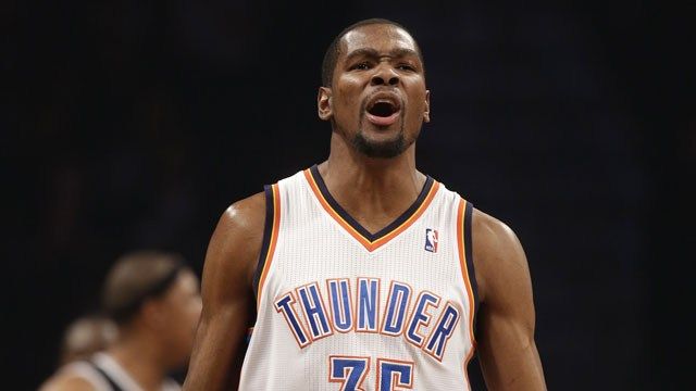 Kevin Durant Out For Monday Night's Game Against Kings