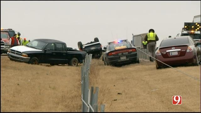 OHP Trooper Hit By Vehicle On I-40 Near Shawnee