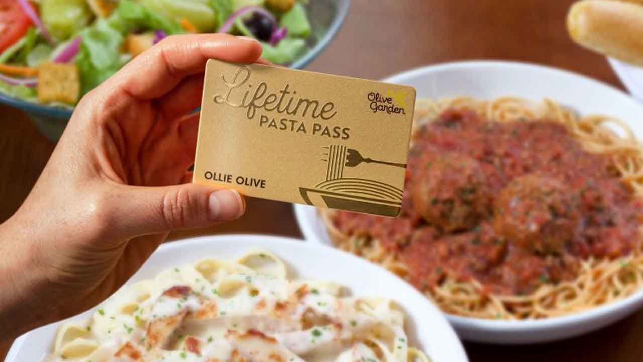 Olive Garden Offers 500 Lifetime Pasta Passes News 9